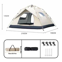 Outdoor Automatic Quick-opening Tent Automatic Rainproof Sunshine-proof Tent Fishing Beach Sunshine Shelter 4 person tents 6