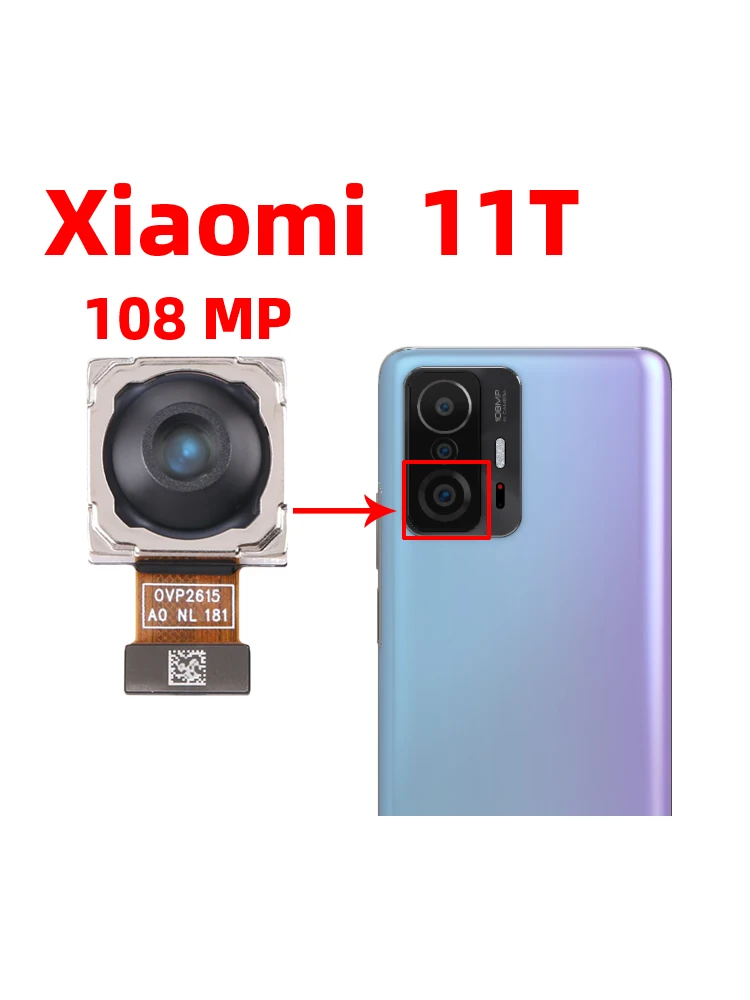 Xiaomi 11T 108MPカメラ 5G対応 Original For Xiaomi 11T Mi 11T 5g 108MP Back Main Camera Repair