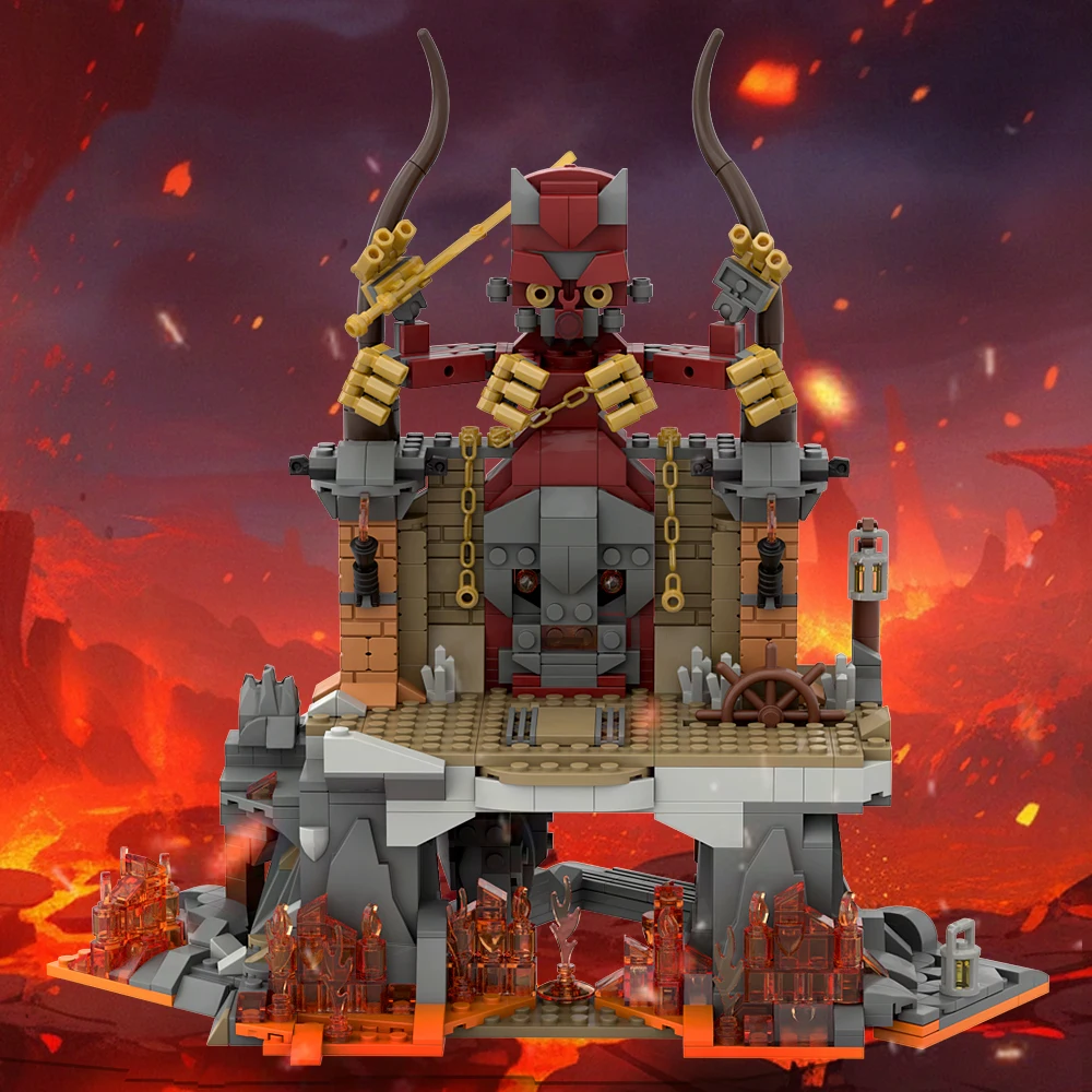 

MOC Temple of Doom Model Building Blocks Movies Lost Ark Toys DIY Bricks Kids Adult Birthday Collection Game Assembly Gift Sets