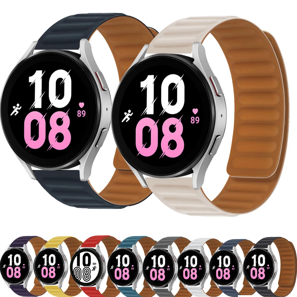 Фото Ремешок силиконовый для Samsung Galaxy watch 5/6/pro Active 2/3/46/42 мм/S3/Huawei GT-2-Pro, браслет для Galaxy 4 44 мм 40 мм, 20 мм 22 мм №1