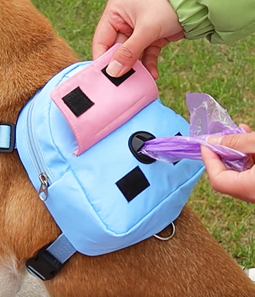 Harnais sac à dos ajustable pour chiens - Petits Compagnons