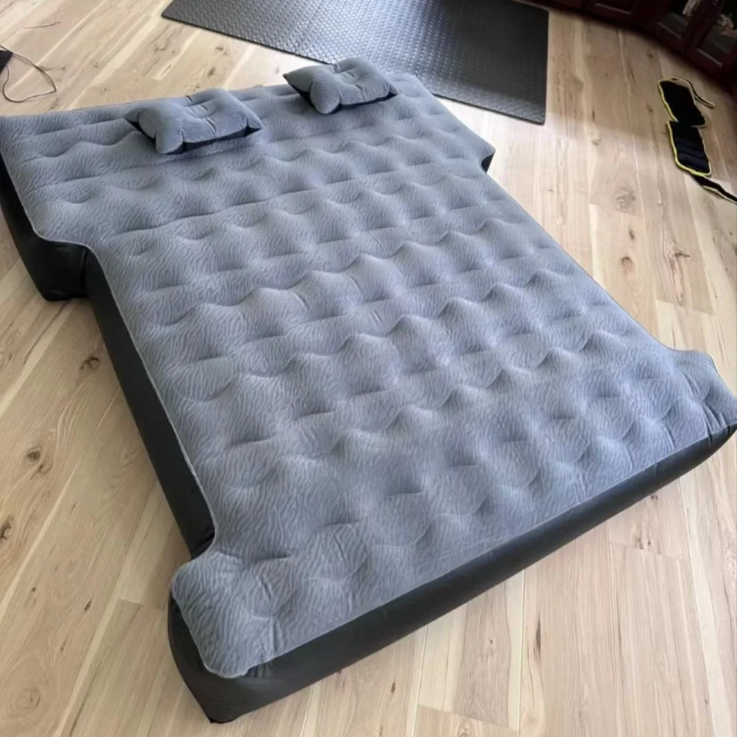 Car Mounted Travel Bed Equipped with Electric Air Pump, Inflatable Sofa Bed, Outdoor Truck Camping Travel Carrying Mobile Bed