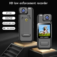 4k Mini Digital Camera WIFI Remote Control 180 Degrees Wide Angle Rotation Lens Bodycam Sports DV with Rotating Back Clip 2