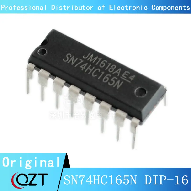 10pcs/lot SN74HC165N DIP 74HC165 74HC165N DIP-16 Counter Shift Register chip New spot 10pcs ssss710607 toggle switch 3 pin 2 gear patch sliding horizontal side shift