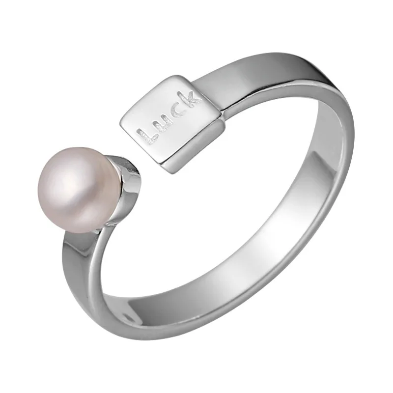 Buy Silver Pearl Ring Online In India - Etsy India