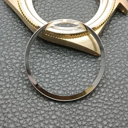 High-Quality Copper Chapter Ring for Watch Case, Size 30.3*27.3mm (Polished silvery)