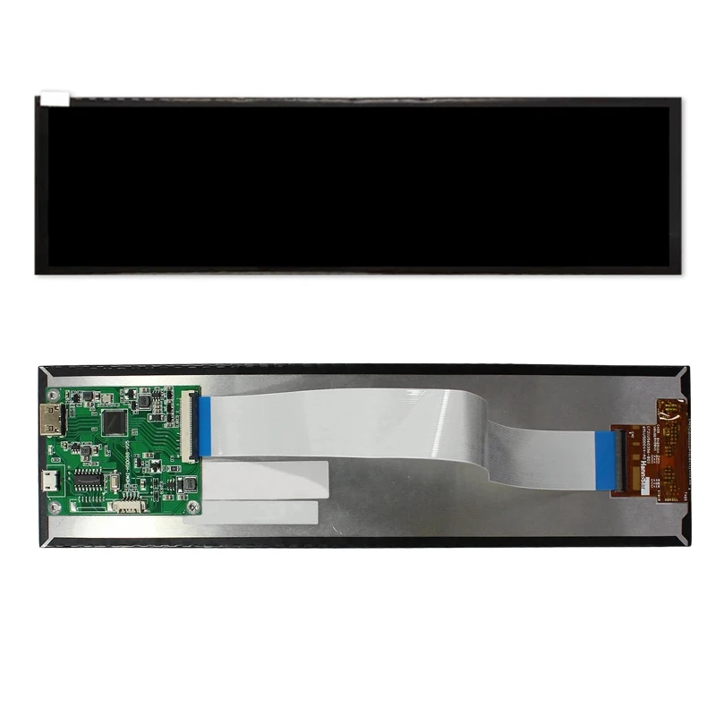 

8.8-Inch 1920X480 Resolution 600-Brightness Bar LCD Display, MIPI Interface, HSD088IPW1-A00 With Driver Board