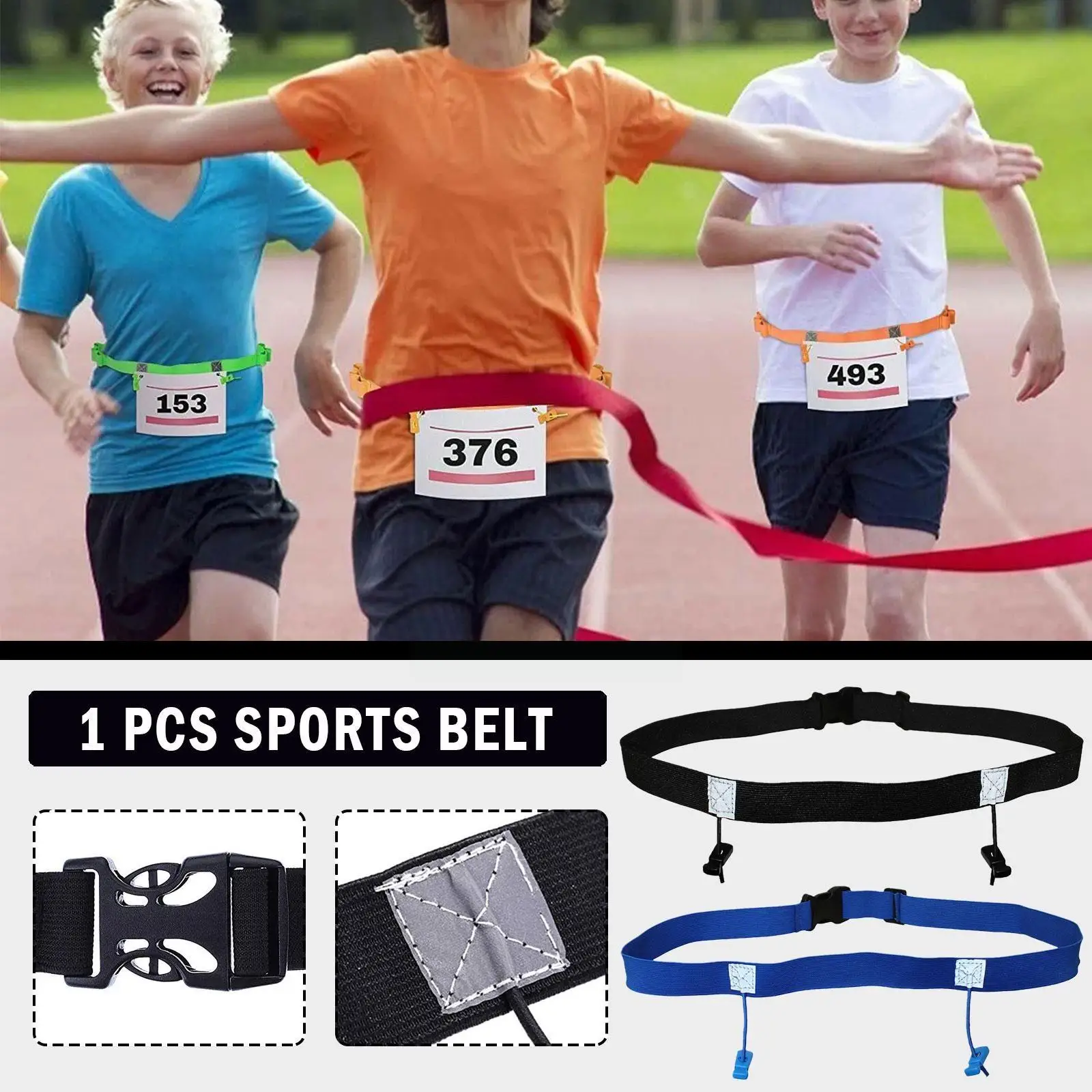 

Triathlon Marathon Race Number Belt For Men Women Running Waist Pack Cloth Bib Holder Run Bag With 6 Gel Loops Startnummern A9j6