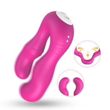 Rechargeable Double Vibrators Lesbian 9 Speed G-spot Dildo Vibration Eggs Sex Product Adult Sex Toys Anal Vibrator For Men 3