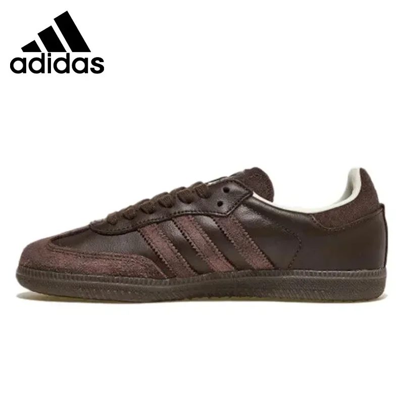 Adidas-Original Samba Team Basses Pour Homme Et Femme, Chaussures De Skateboard, Marron, Unisexe