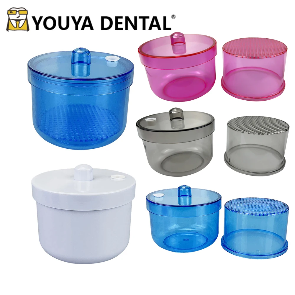 

Dentistry Burs Disinfection Box Sterilizing Box Soak Heat-Resistant Disinfection Case Burs Cleaning Immersion Case