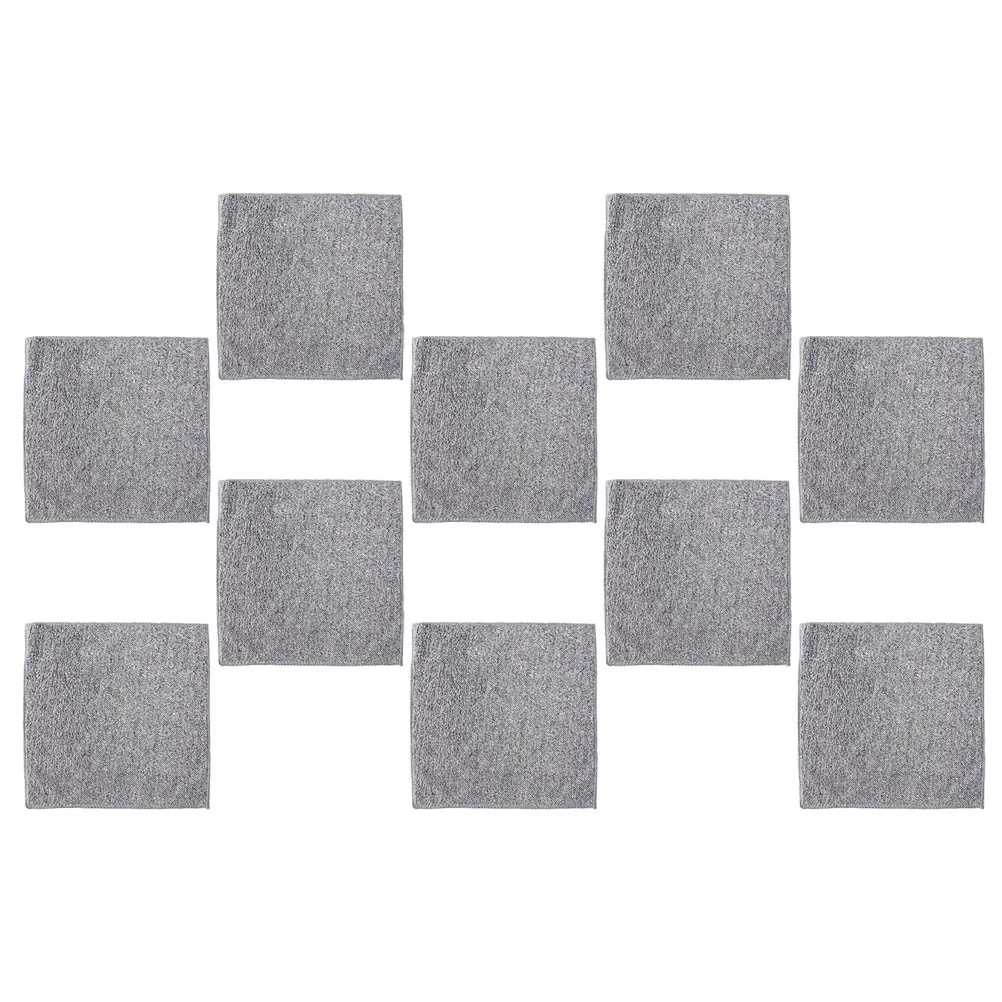 

10 Pcs Dishcloth Kitchen Cloths Cleaning Towel Dishwashing Multifunction Towela Bathroom Fiber Scouring