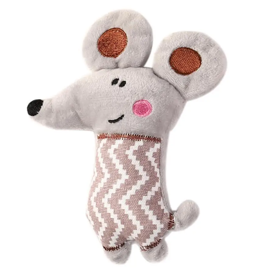 Funny Pet Toys Cartoon Cute Bite Resistant Plush Toy Pet Chew Toy For Cats Dogs Pet Interactive Supplies Pet Partner 6