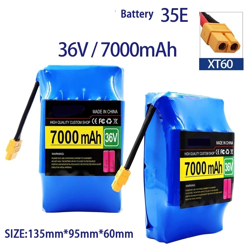 

Original Batteries 36V 7000mAh 7Ah Lithium Ion Batteries for Electric Self Balancing Scooter Hoverboard Monocycle