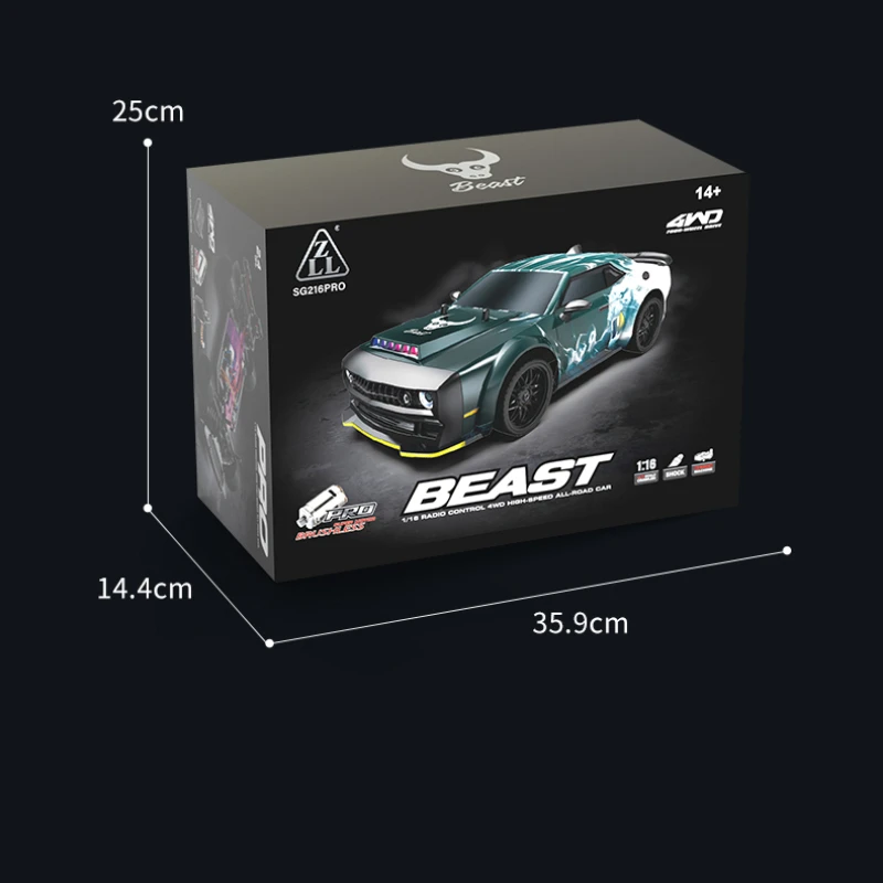 SG216MAX 1:16 RC Car 4WD High Speed Drift Racing Car Model Electric Remote Control Racing Car Toy Boy Toy 6