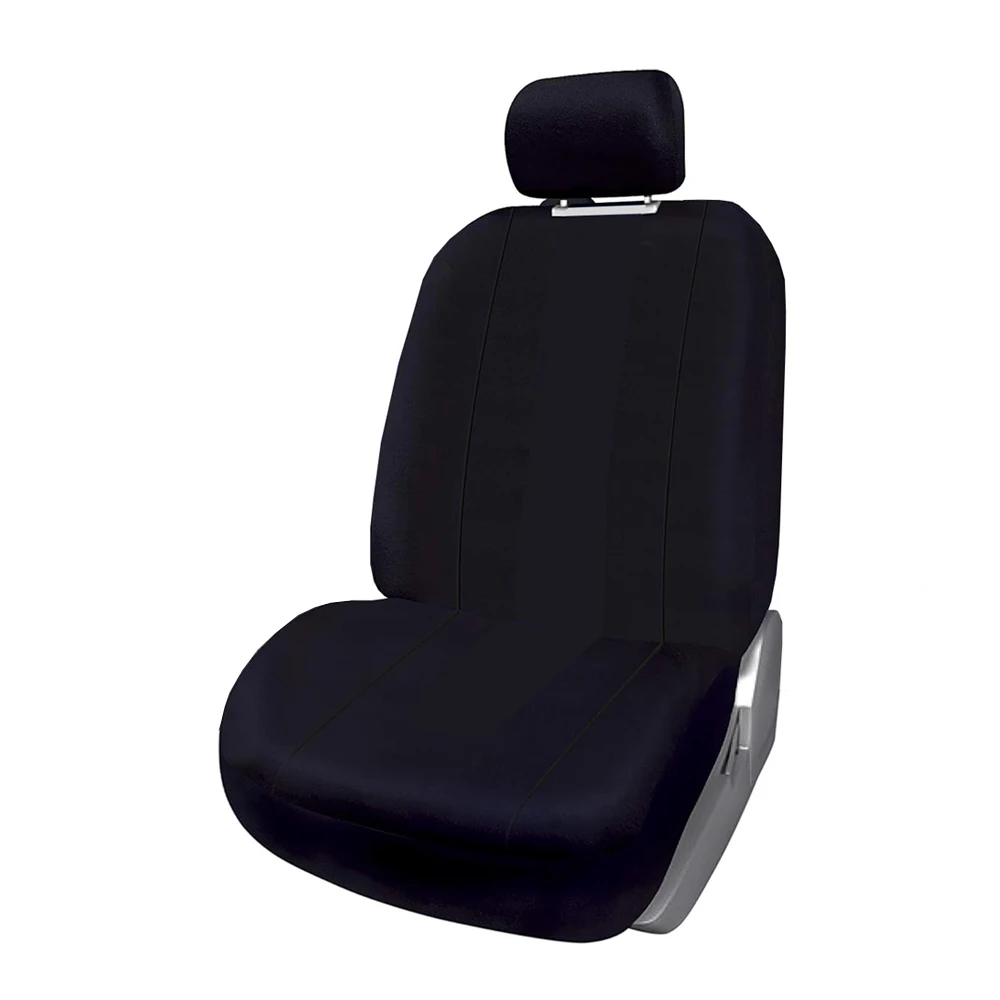 Autostoelhoezen Universele zwarte universele autostoelhoes voor auto-interieuraccessoires voor bestuurders en passagiers