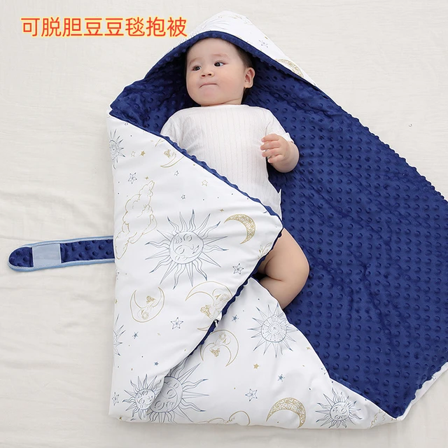 Baby autunno e inverno addensato Baby Bile coperta rimovibile fagioli coperta  neonato che abbraccia coperta Wrap - AliExpress