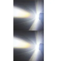 Ultra-Bright Dual-Color Motorcycle Headlight with Hi-Lo Beam Functionality - P15D-25-1 (White White)