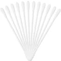 200 Pcs Cotton Swabs Makeup Tool Double Head Organic Pads White Buds with Different Heads Ear 1