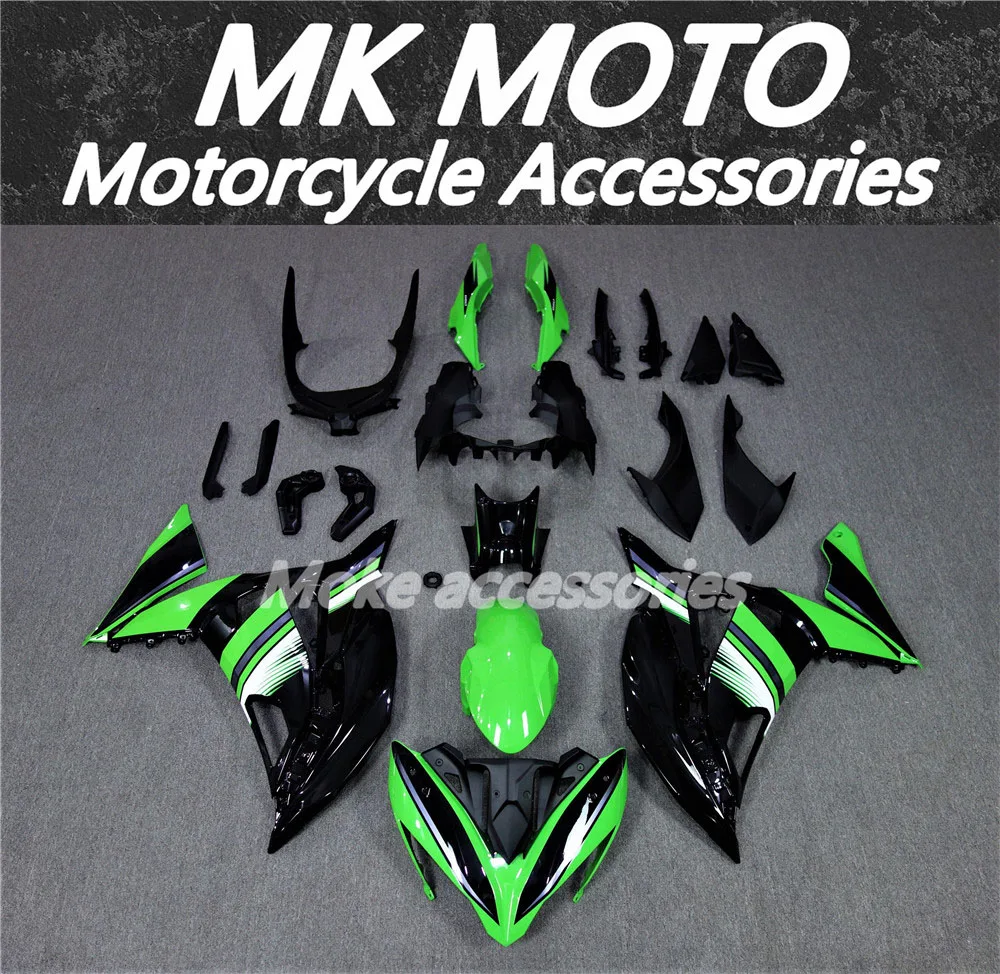 

Fairings Kit Fit For ER-6F Ninja 650 2017-2018-2019 Bodywork Set High Quality ABS Injection Black Green
