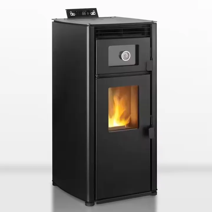 Safety Assured Electric Fireplace Wood Pellet Fuel Burning Pellet Stove for Houses