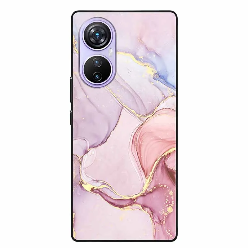 Lovely Marble Print Silicone TPU Phone Case - Soft Back Cover