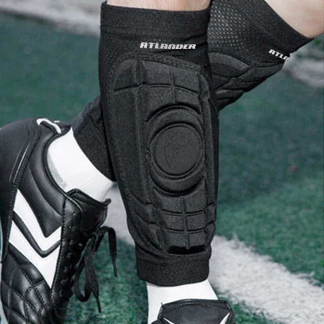 Sportout Protège-Tibias De Football Pour Enfants Et Adultes Avec Manches élastiques, Offre Une Protection Complète Pour Vos Jambes