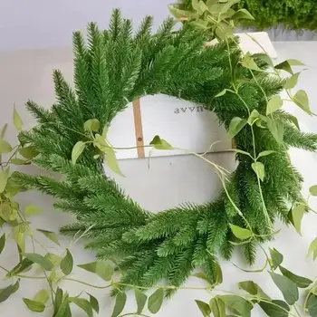10Pcs/Set Artificial Christmas Plants Pine Pendant DIY New Year Party Decorations Xmas Christmas Tree Ornaments Accessories