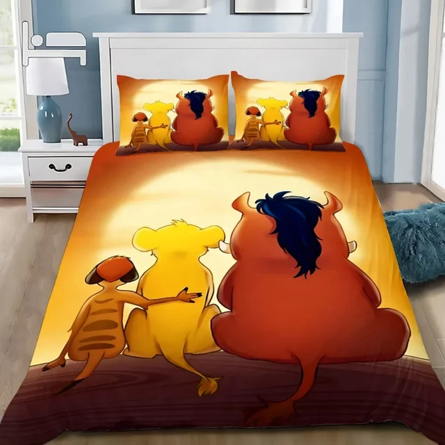 ライオンキング ムファサ&シンバ 掛け布 ピローカバー ライオンキング ムファサ&シンバ 掛け布 ピローカバー