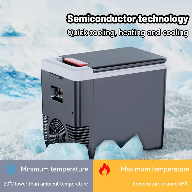 10L mini Refrigerator For Car Home Travel Refrigerator 12V 220V Auto Freezer Cooler & Warmer Electric Fridge Portable Icebox 4