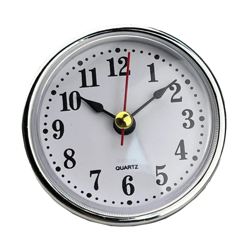 Round Clock Insert Arabic Numeral  Movement Bedside Antique Watch Desk Decoration DIY Parts 65mm Diameter 3