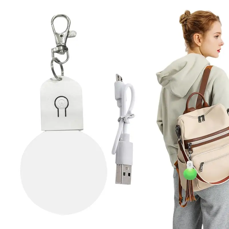 Handbag Light Rechargeable Mini Light Up Purse Small Flashlight Portable Hanging LED Night Shoulder Bag Purse Accessories