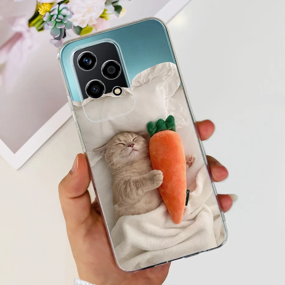 Floral Transparent Soft Silicone Phone Case - Protective Bumper