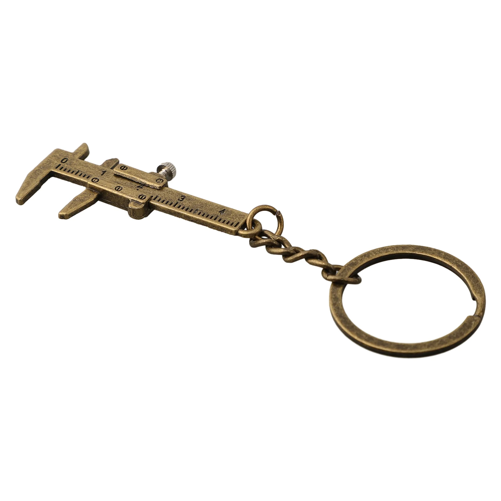 

1x Car Keychain Portable Mini Vernier Caliper 0-40mm Measuring Tool Universal Zinc Alloy Key Rings Auto Interior Accessories