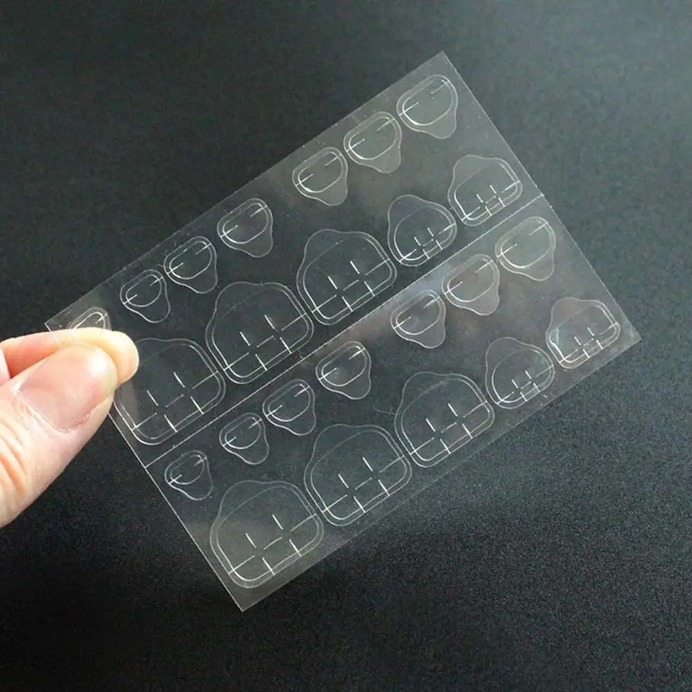 

Sheets Toes Nail Art For Press On Nails Adhesive Tabs Double-Sided Tapes Fake Nail Tips False Nail Stickers Toenails Jelly Tape