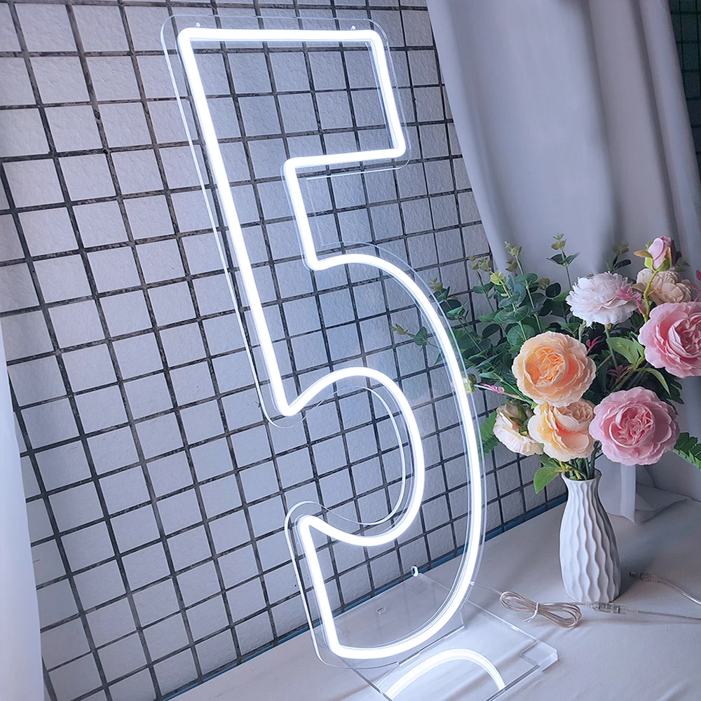 Insegna Al Neon Personalizzata Con LED - Decorazione Murale Dimmerabile Per Matrimonio, Compleanno O Casa - Scegli Nome, Frasi O Logo
