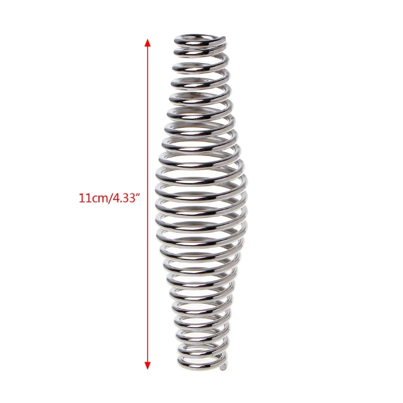 Stainless Steel BBQ Pit Grill Handle Spring Furnace Stove Smoker Elasticity Steel Roll Barbecue Accessories Tools