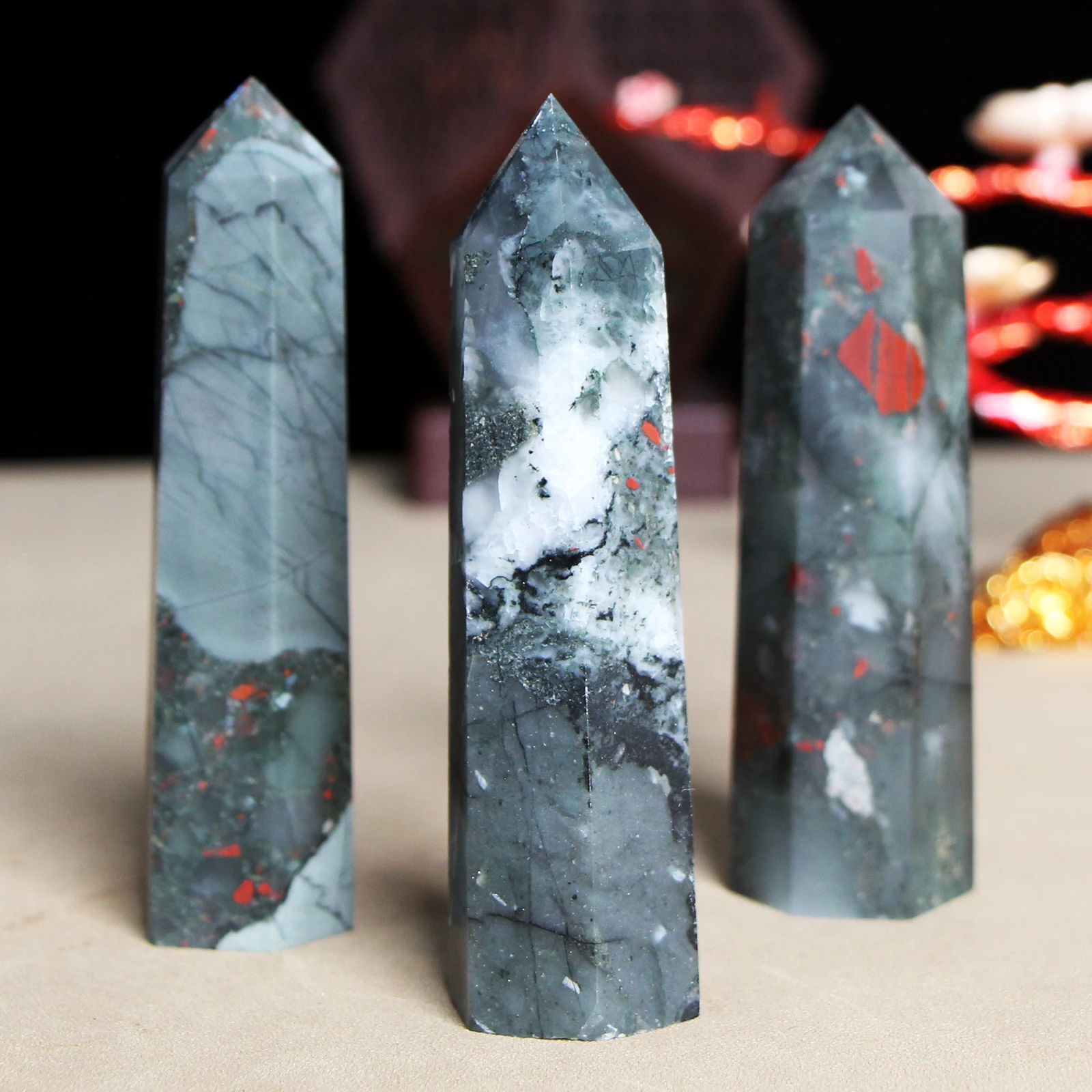 Torre Di Selenite Naturale 20cm | Per Meditazione E Decorazione | Pietra Curativa | Cristallo Di Quarzo - Foto 1