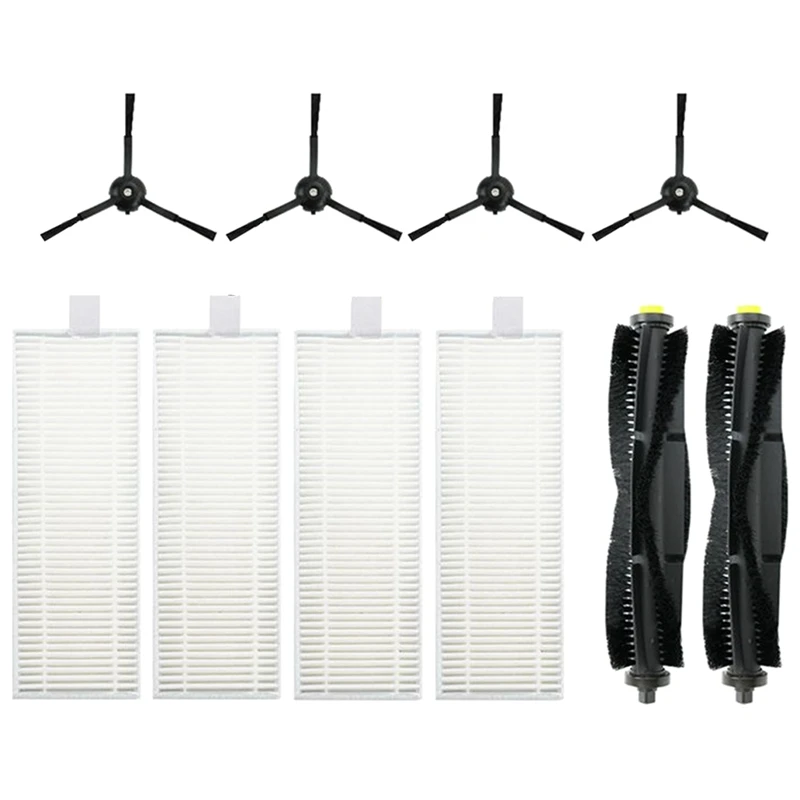

Robotic Vacuum Cleaner Roller Brush Side Brush Filter Spare Parts Accessories Kit For Qihoo 360 S10 X100 Max