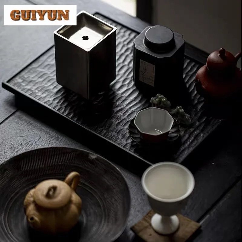 350ml Handmade 304 Stainless Steel Square Jianshui Pot Holder Washing Cup Bowl Writing-brush Washer Chaxi Supplies Ornaments