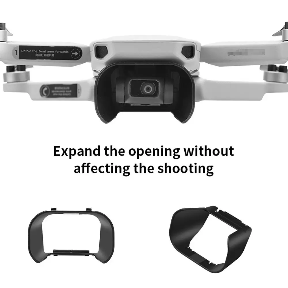 Pare-soleil pour DJI Mavic Mini/Mini 2/Mini SE en action, anti-reflet efficace.