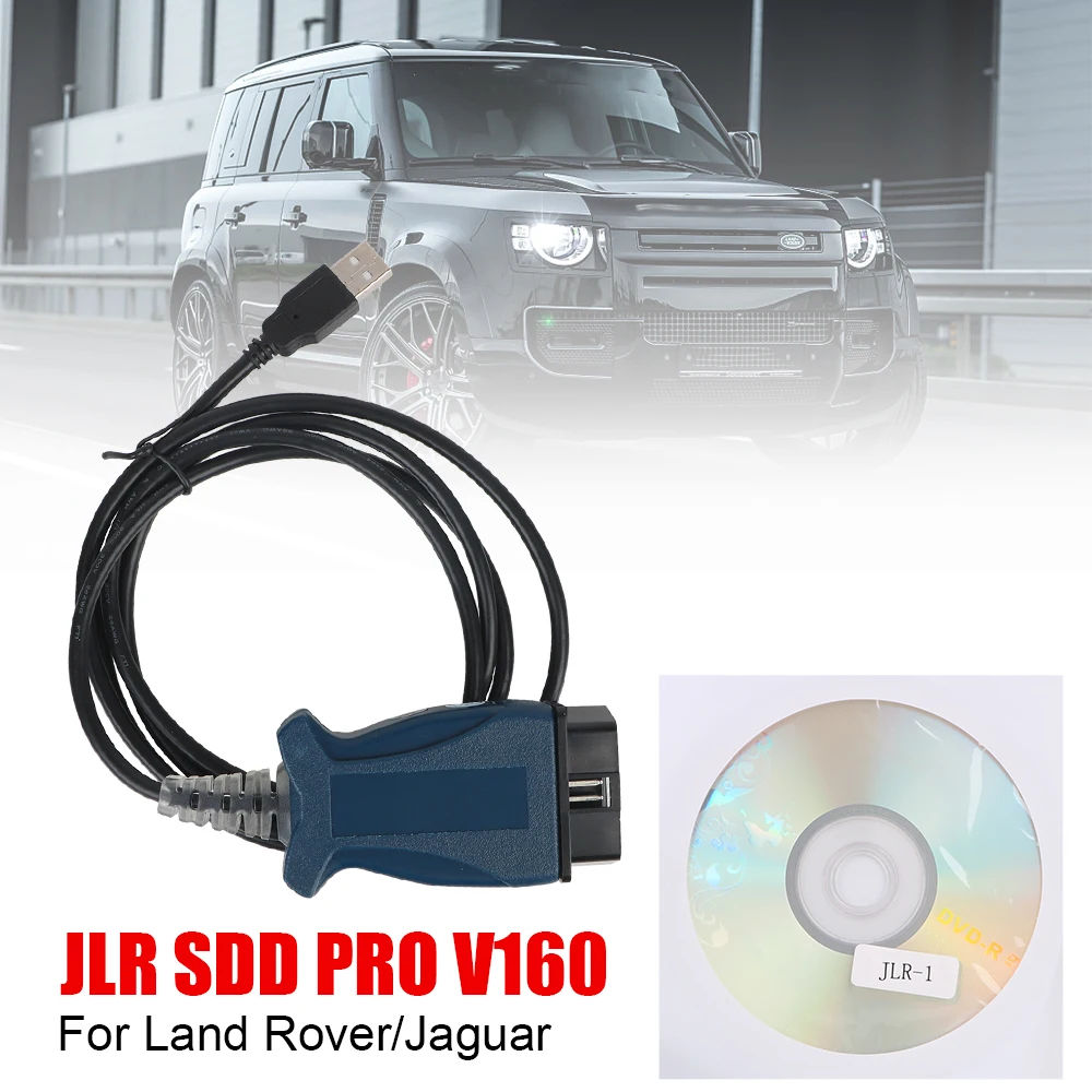 

Считыватель кодов для Jaguar для Land Rover Cable JLR SDD PRO V160 OBD2 сканер с поддержкой 2005-2016 автомобильный диагностический инструмент