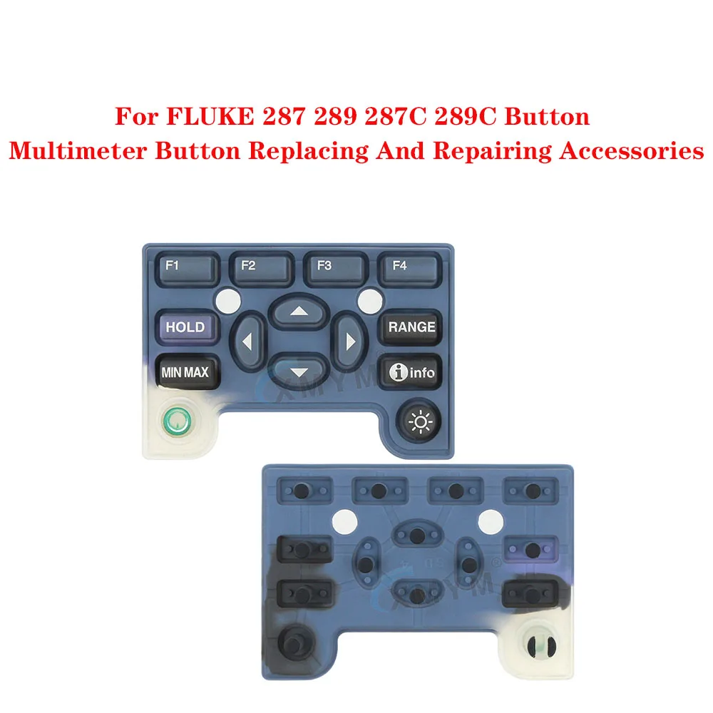 Per Fluke 287 289 287C 289C Pulsante Multimetro Pulsante Sostituzione E Riparazione Accessori