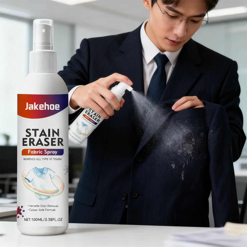 Fabric Cleaning Spray Gently Cleans Powerful Stain Removal Break Down Grease to Make Stains Easier to Fall Off the Fibers