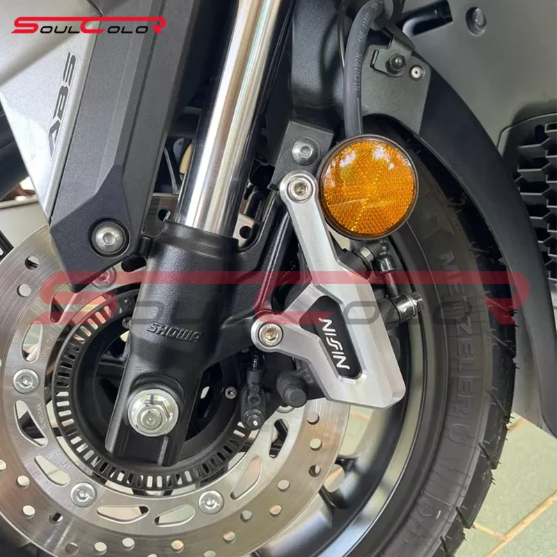 

Подходит для ADV 350 2022 Φ для za350 защита переднего тормозного суппорта мотоцикла, декоративная крышка, защита переднего тормоза