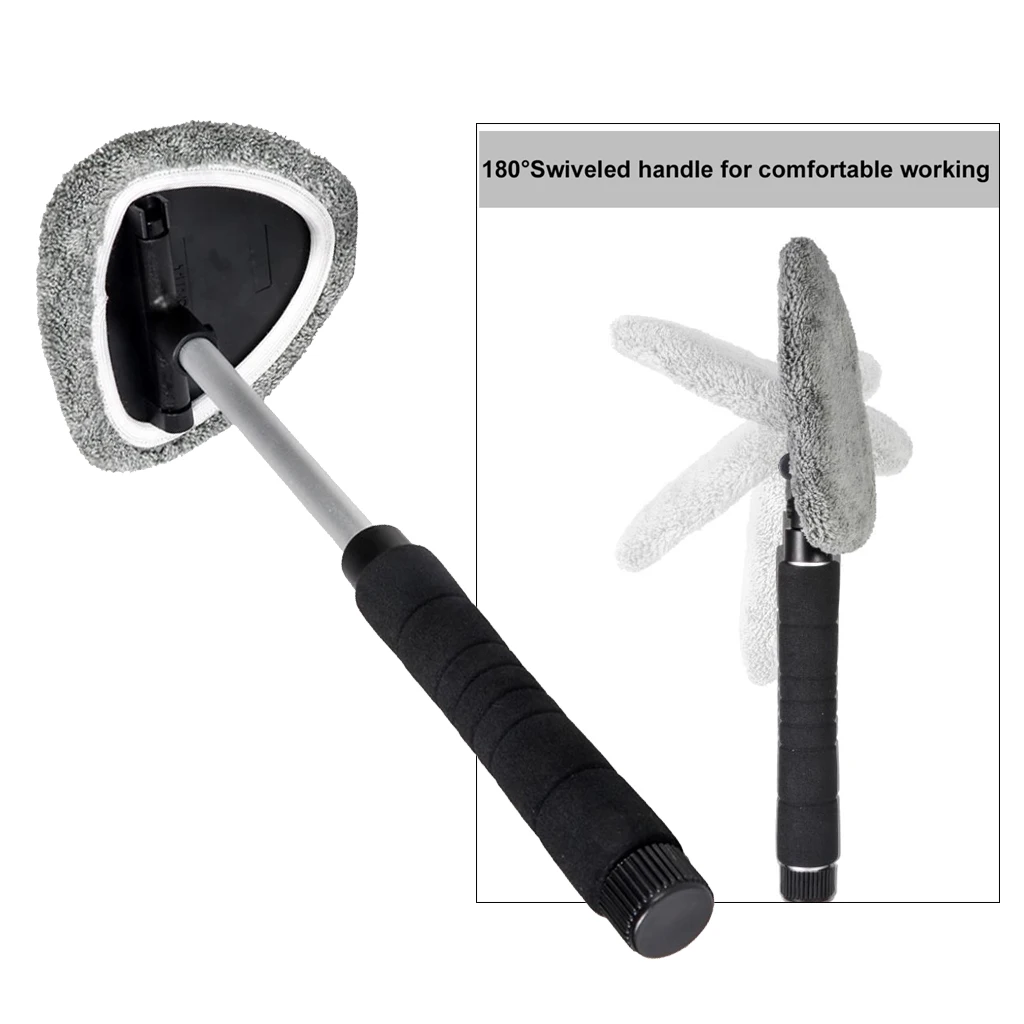Microfiber Windshield Clean Car Auto Wiper Cleaner Glass Window Tool Brush Kits