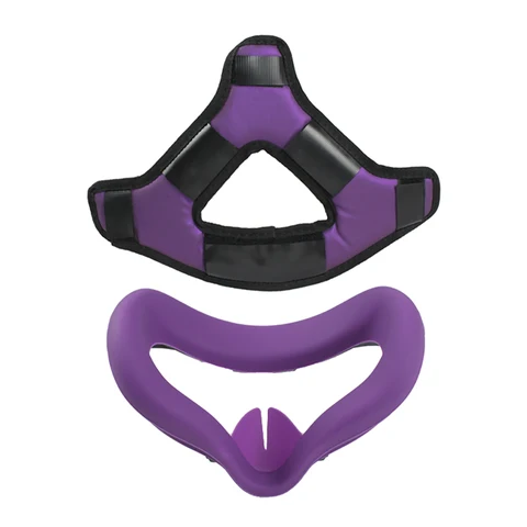 Non Slip Face Soft VR Eye Cover Set Easy Install Headset Accessories Replacement Parts Anti Sweat For Oculus Quest 2