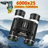 HD Powerful Portable Binoculars Long Range Telescope Jumelles Folding BAK4 FMC Optics For Outdoor Camping Hunting Sports Travel 1