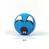 12Pcs Stress Relief Expression Soft Balls Toy Fun Sponge Stress Ball Squeeze Smiley Face Grimace PU Foam For Sports Toy Ball 6