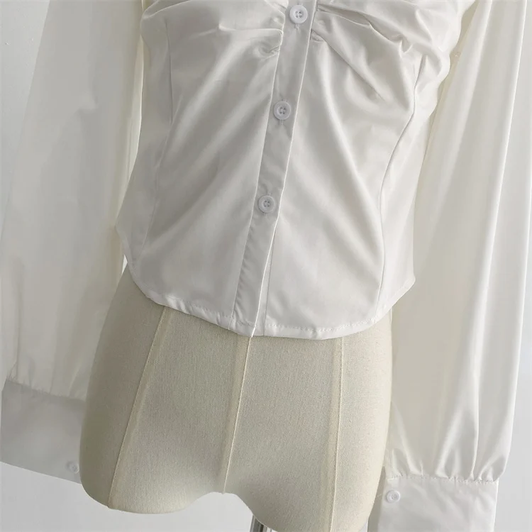 Y2K 3 Piece Set Women Cropped Coat + Long Sleeve Shirt + High Waist Halter Ruffles Mini Dress Korean Chic Fashion Sexy Outfits